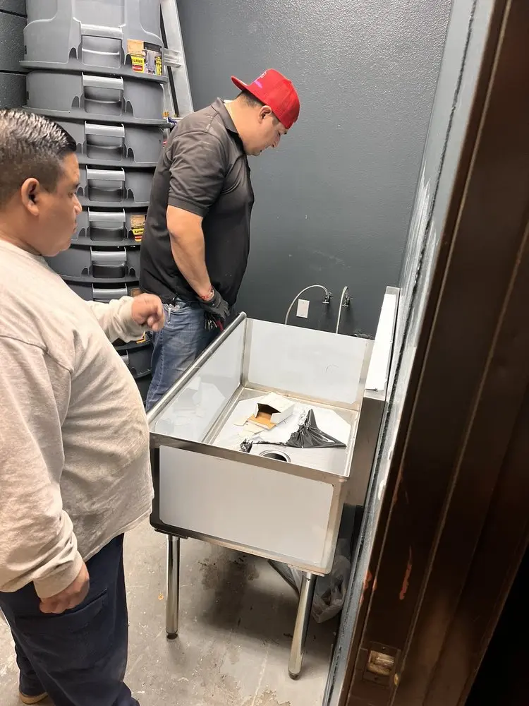 Commercial plumbing and sink installation in Michigan City