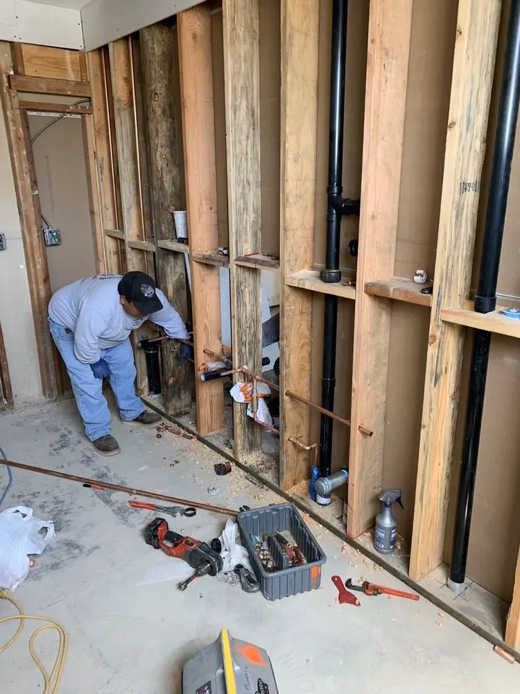 Commercial rough-in plumbing for Gas Line Repair in Michigan City